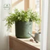Diamond Embossed Decorative Planters - Elegant Patterned Decor Pots
