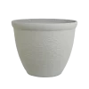 Classic Sandstone Garden Planters - Timeless Rolled Rim Pots