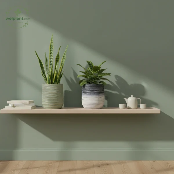 BLC Series Horizontal Wave Planters - Organic Stone Texture