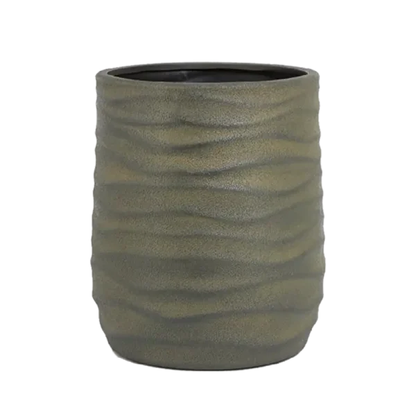 Horizontal Wave Planters BLC Series Horizontal Wave Planters - Organic Stone Texture