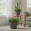 Leaf-Weave Textured Planters - Nature-Inspired Decorative Pots