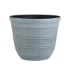 Leaf-Weave Textured Planters - Nature-Inspired Decorative Pots