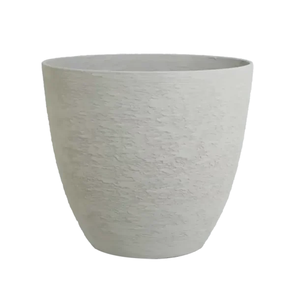 Natural Stone Texture Planter Natural Stone Texture Planters - Soft Rounded Organic Texture Pots