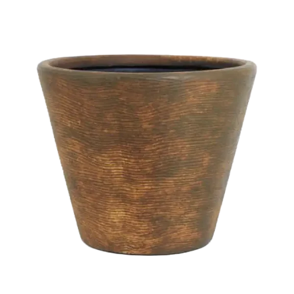Rustic Horizon Planters Rustic Horizon Planters - Wide Opening Textured Statement Pots