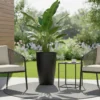 Premium Metallic Gloss Self-Watering Planters
