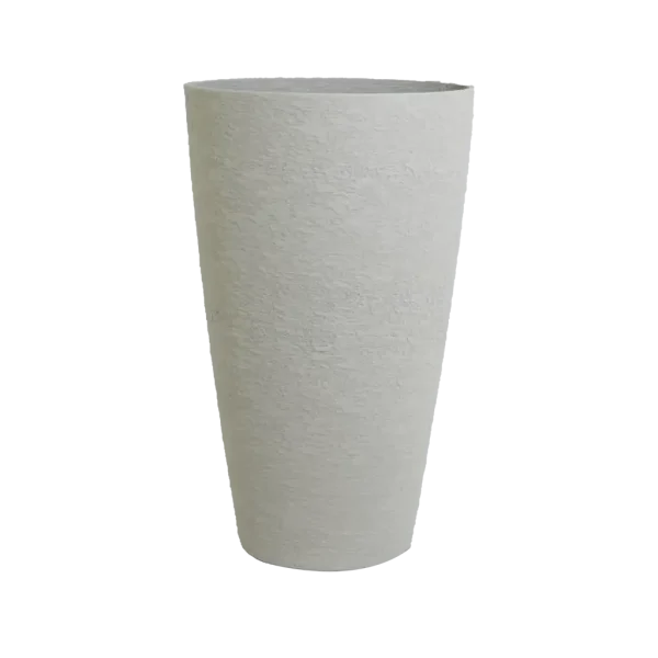 Tall Natural Stone Planters Tall Natural Stone Planters - Architectural Tapered Pots