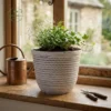 PP Plastic Planter Pot | Lightweight Modern Flower Pot in Multiple Colors