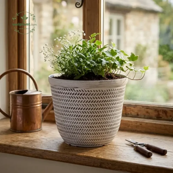 PP Plastic Planter Pot | Lightweight Modern Flower Pot in Multiple Colors