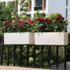 Woven Railing Planter Box Series | Balcony Fence Planters