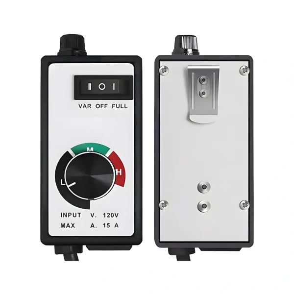 120V 15A Variable Fan Speed Controller for Inline Duct Fan | 1500W HVAC Blower Switch
