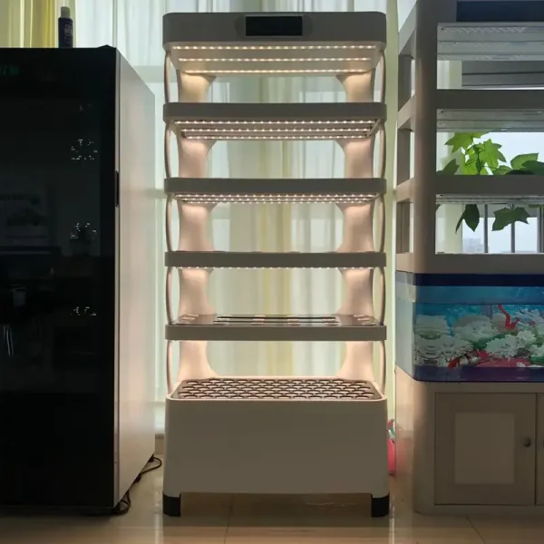 Smart NFT Hydroponic Grow System & Indoor Vertical Grow Cabinet