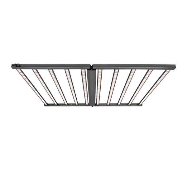 1000w-1-8m-10-bar-foldable-full-spectrum-led-grow-light 1000W 1.8m 10-bar foldable full spectrum LED plant grow light fixture in black aluminum