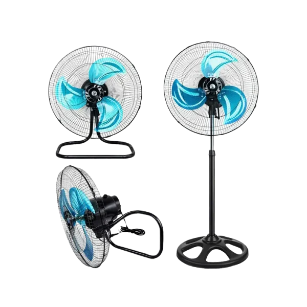 18-inch-3-in-1-industrial-stand-desk-wall-fan 18 inch 3 in 1 industrial fan convertible into stand desk and wall mount configurations