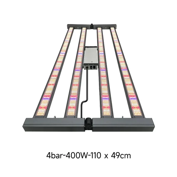 Mini Series Foldable Bar LED Grow Light Full Spectrum (240W / 320W / 400W / 480W / 720W Options, 2.5-2.8 umol/J Efficacy, ETL Certified, 0-10V Daisy-Chain Dimming, IP65)