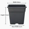 Heavy Duty Square Plastic Gallon Nursery Pots (1 Gal to 10 Gal)