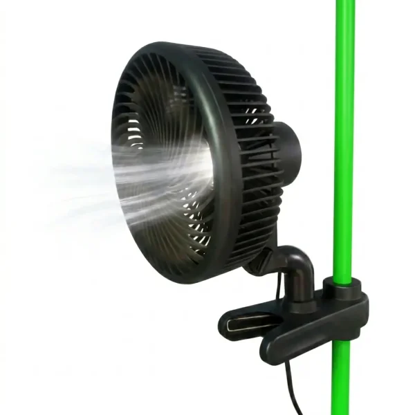 6" Oscillating Clip Fan with EC Motor for Grow Tents