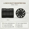 High-Speed Inline Duct Booster Fan (4"/ 5" / 6" / 8" ABS Housing)