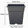 Heavy Duty Square Plastic Gallon Nursery Pots (1 Gal to 10 Gal)
