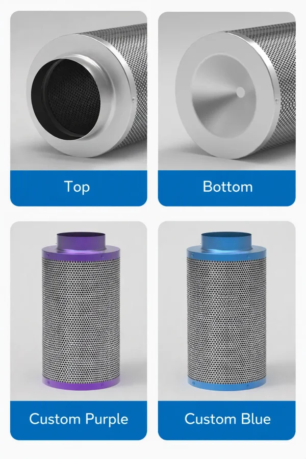 Heavy Duty Virgin Activated Carbon Air Filter (38mm & 50mm Carbon Bed)