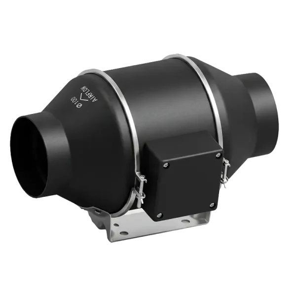 EC Motor Inline Ventilation Duct Fan (4" / 6" / 8" with Optional Controllers)
