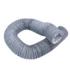 PVC Combi Flexible Ducting Heavy Duty Dual Layer Air Duct Hose Gray Black 4 6 8 10 12 14 Inch