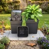 Heavy Duty Square Plastic Gallon Nursery Pots (1 Gal to 10 Gal)