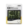 Digital Indoor Thermometer Hygrometer Large LCD Temperature Humidity Monitor with Alarm Clock & Max/Min Memory