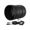 High-Speed Inline Duct Booster Fan (4"/ 5" / 6" / 8" ABS Housing)