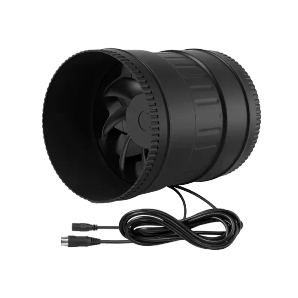 duct booster fan High-Speed Inline Duct Booster Fan (4"/ 5" / 6" / 8" ABS Housing)