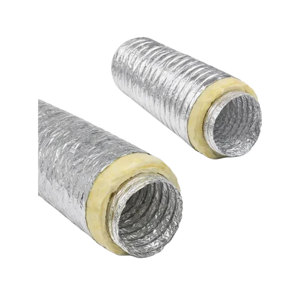 fully insulated flexible duct Acoustic Flexible Duct Sound Absorbing Noise Reduction Insulated Ducting 4 6 8 10 12 14 Inch