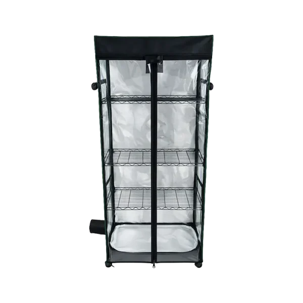 Vertical Plant Clone Propagation Tent Seedling Nursery Grow Tent with Wire Rack