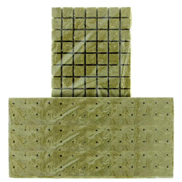High-Density Hydroponic Rockwool Growing Media (Plugs, Cubes & Slabs)