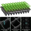High-Density 128 & 200 Cells Nursery Plug Tray – Standard 54x28 cm Seedling Starter Tray for Greenhouse Seed Germination, Microgreens & Vegetable Propagation