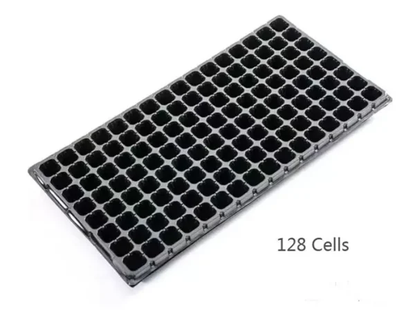 High-Density 128 & 200 Cells Nursery Plug Tray – Standard 54x28 cm Seedling Starter Tray for Greenhouse Seed Germination, Microgreens & Vegetable Propagation