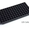 High-Density 128 & 200 Cells Nursery Plug Tray – Standard 54x28 cm Seedling Starter Tray for Greenhouse Seed Germination, Microgreens & Vegetable Propagation