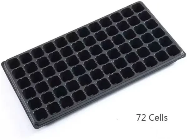 High-Density 128 & 200 Cells Nursery Plug Tray – Standard 54x28 cm Seedling Starter Tray for Greenhouse Seed Germination, Microgreens & Vegetable Propagation