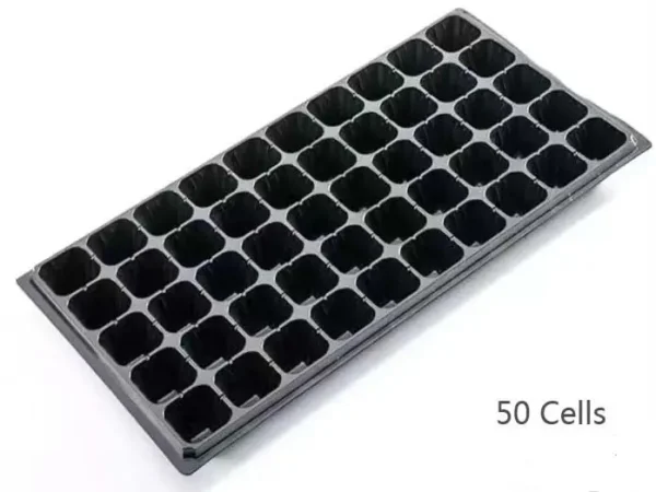 High-Density 128 & 200 Cells Nursery Plug Tray – Standard 54x28 cm Seedling Starter Tray for Greenhouse Seed Germination, Microgreens & Vegetable Propagation