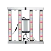 240W full spectrum LED grow light 240W Full Spectrum LED Grow Light Bar Frame – High-Efficacy 2.5 μmol/J (660 μmol/s PPF, 660nm Deep Red & 730nm Far Red, AC 110-277V Input, 838x839mm Frame for 2x2ft Canopy Coverage)