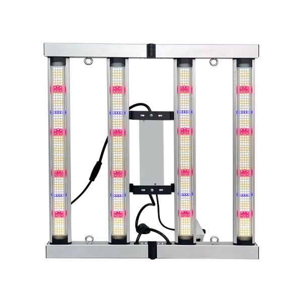 240W full spectrum LED grow light 240W Full Spectrum LED Grow Light Bar Frame – High-Efficacy 2.5 μmol/J (660 μmol/s PPF, 660nm Deep Red & 730nm Far Red, AC 110-277V Input, 838x839mm Frame for 2x2ft Canopy Coverage)