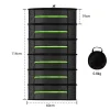 Hanging Herb Drying Net Rack with Enclosed Zippers – 2FT / 60cm Collapsible Mesh Dryer (2, 4, 6, 8 Tier Options) with Carrying Bag for Herbs, Flowers, Plants & Food